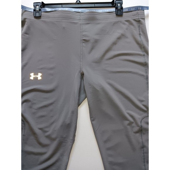 Under Armour Men's Gray Heat Gear Compression Pants - Size 2XL - Picture 3 of 13